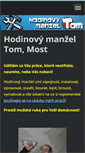 Mobile Screenshot of hodinovy-manzel-tom.com
