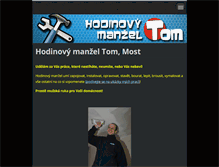 Tablet Screenshot of hodinovy-manzel-tom.com